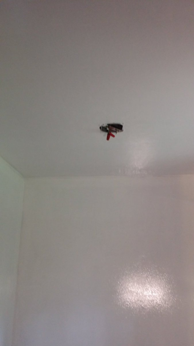 Current state of walls & ceiling 