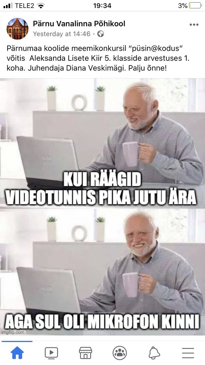 dr_muul's tweet photo. Kas tõesti juhendavad koolides õpetajad nüüd kuidas teha meeme ? https://t.co/ZgcdDQVvjn