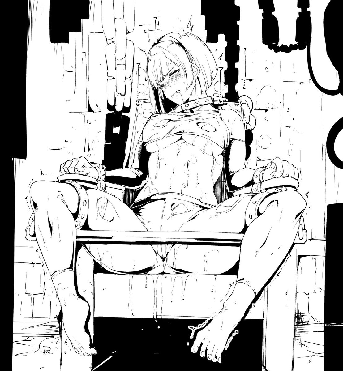 近衞騎士隊長調教記録 1日目 拘束され1時間おきに催淫薬を塗りたくられ放置。みたいなてんこ盛りのやつも好きでな…。 