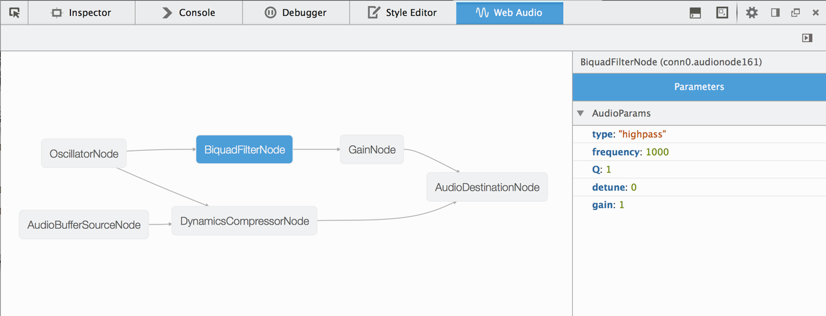 Yes you can build stuff on top of wasm, or JS, e.g. firefox's WebAudio editor but note that IIUC the webaudio APIs themselves were designed in a manner to be compatible with a flow-based editing tool like this i.e. graph of nodes + connections. We need this but for all web apis.