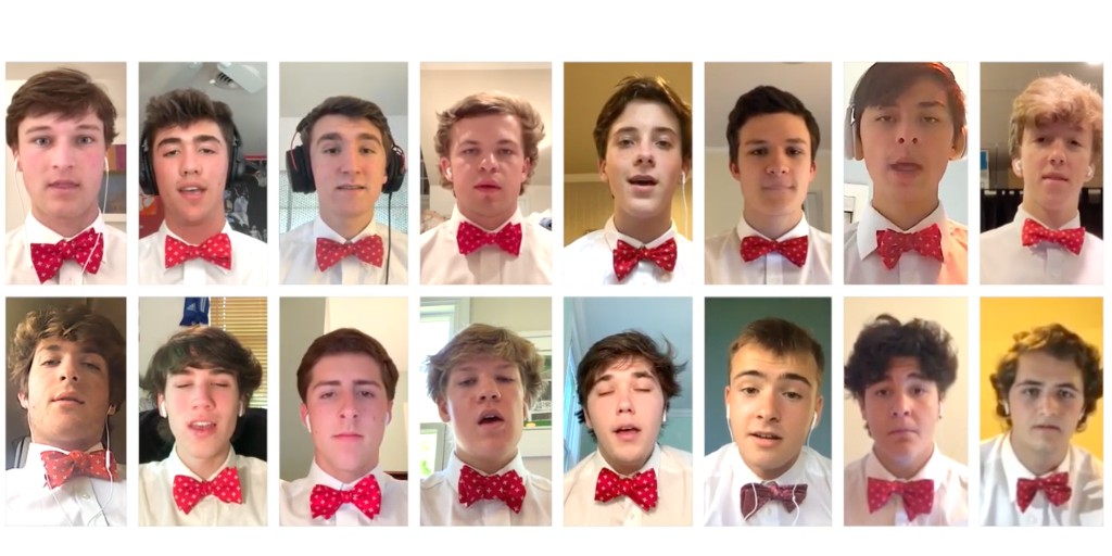STCVA's tweet photo. The Beaux Ties sound as good as ever! Watch them cover "Seven Bridges" as part of our weeklong celebration of the performing arts at StC. https://t.co/MywcHhMZo3 #StC1920 https://t.co/XnCHMb9fpI