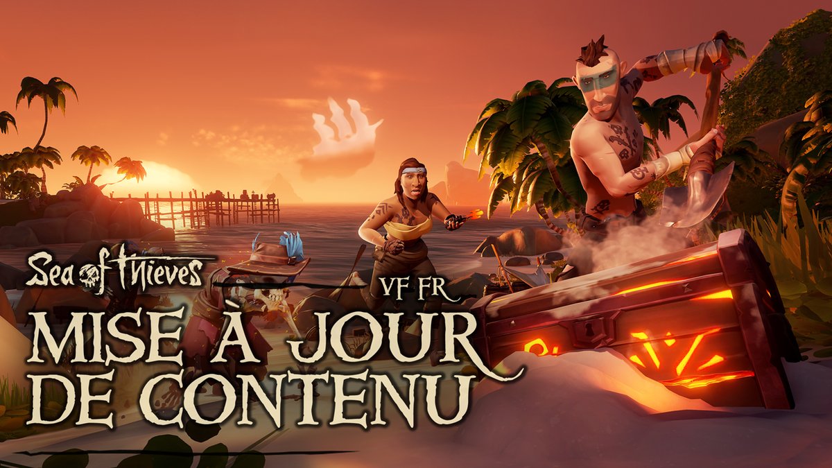 FR_SOT's tweet photo. Découvrez la mise à jour 'Trésors Perdus' en vidéo ici : https://t.co/I07ssEmjUl
Et accédez au patchnote complet ici : https://t.co/NgV9i7pBmV
Bonne navigation à tous ! https://t.co/Kn1YBG2BHu