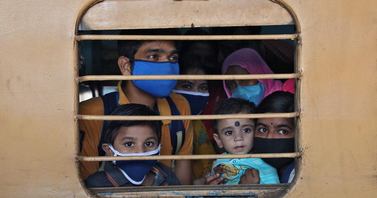 35. 1-month-old baby died on a Gorakhpur-bound Shramik Special train on 25th May after travelling with fever through sweltering Bundelkhand. Doctors said: “cause of death excessive heat and dehydration.” Did this infant get enough water on the train?(Image for representation)