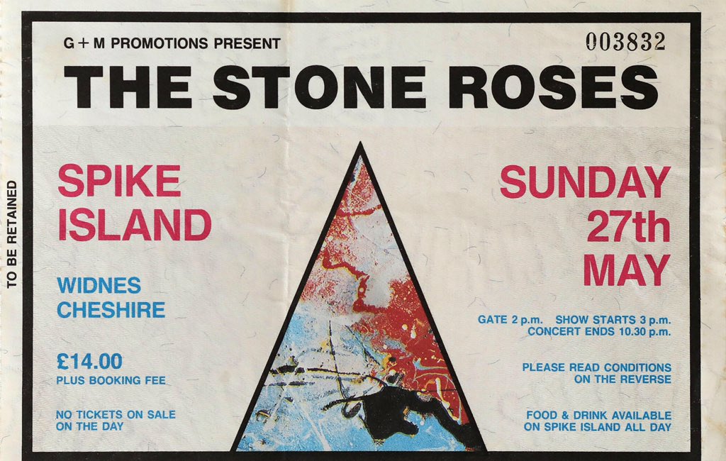 Possibly one of the most influence concerts in British music history. #StoneRoses #SpikeIsland 30 years ago.