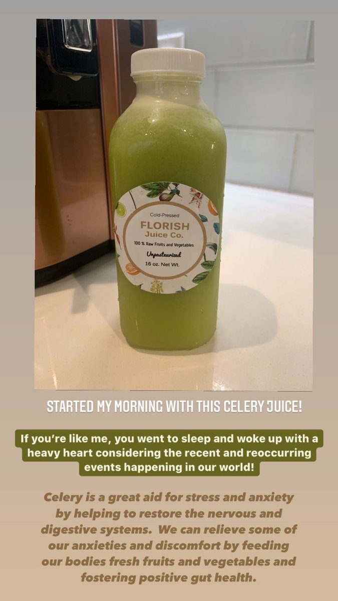 juicedujour's tweet photo. “Celery is a great aid for stress and anxiety by helping to restore the nervous and digestive systems.” https://t.co/O1LLA8MxfI