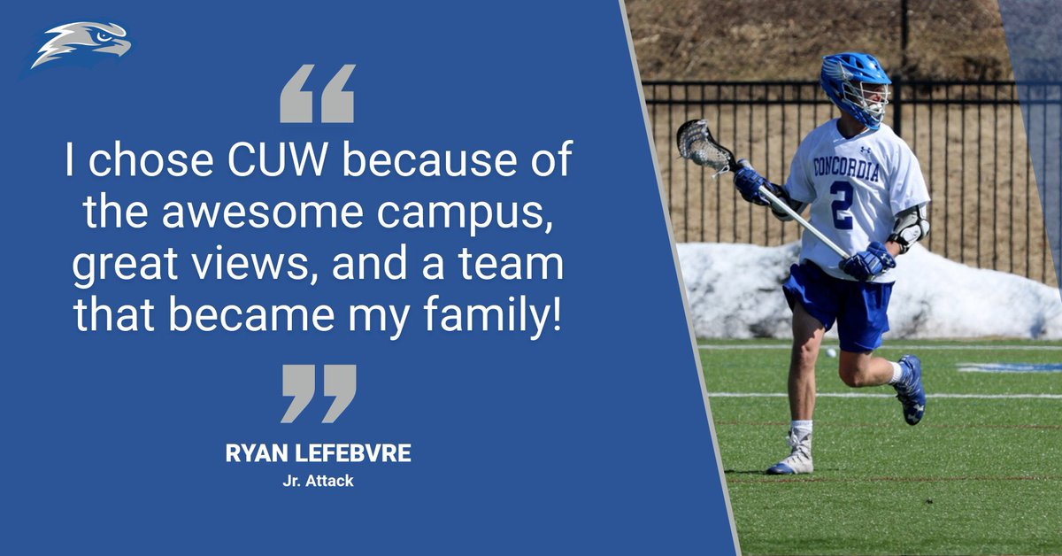 Check out why Junior Ryan LeFebvre from the great state of Illinois chose @CUWisconsin ! #cuwlax #whywednesday @CUWFalcons