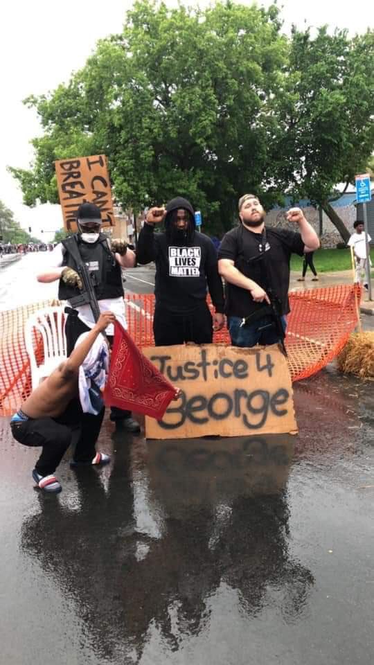 The reason I bring this up, is because Boogers appear to have shown up in Minneapolis yesterday, and tried to insert themselves and their expensive weapons into the protest. Please examine.