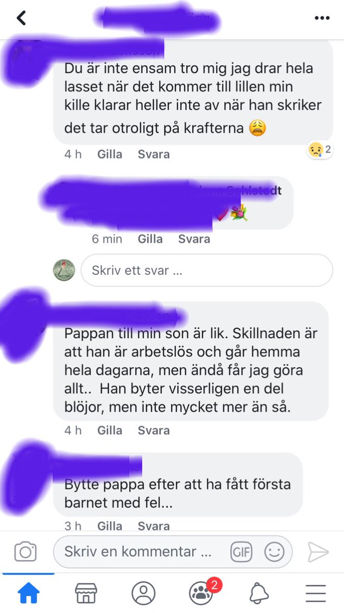 EmiliaMelgar's tweet photo. Är med i en stor mammagrupp på Fb och mötte nu detta mörker. En armé av mammor med bottenskrap till partners. USCH.
”Hur får jag det att funka?” ARMA MÄNNISKA DU ÄR VÄRD MER https://t.co/LPd0NCMaOd