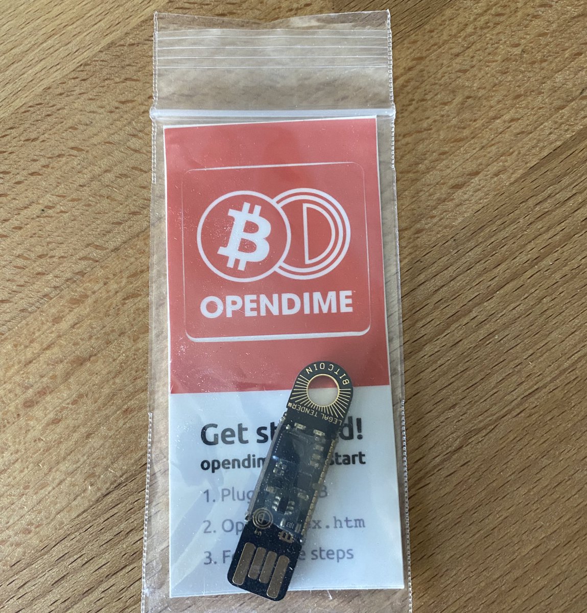 THREAD - Just used an  @OPENDIME for the first time #btc    #bitcoin  