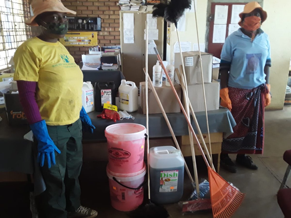 SamMakondo's tweet photo. Mmaba Secondary school in Mopani East, Mamaila Circuit, all set for reopening on the 01 June 2020. @DBE_SA @PollyBoshielo https://t.co/vFlSM2AVfk