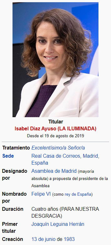 miguelms_es's tweet photo. Alguien anónimo desde la Secretaría de Estado de Administraciones Publica ha editado la página de Wikipedia "Presidente de la Comunidad de Madrid".

👉🏼Queda registrada su IP y no se dan cuenta. Menudos garrullos en el gobierno.

https://t.co/tDGpWJwari https://t.co/pcpGXbCotZ