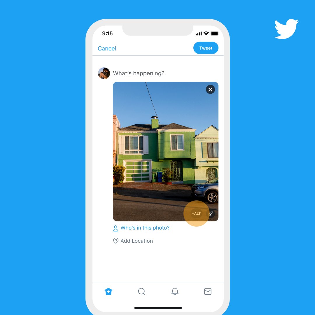 Adding descriptions to images is a great way to include everyone in your conversation. These descriptions, aka alt-text, enable folks who use screen readers to interpret images in Tweets. Starting today, you no longer need a setting to add alt text and it's available on 📱 & 💻.