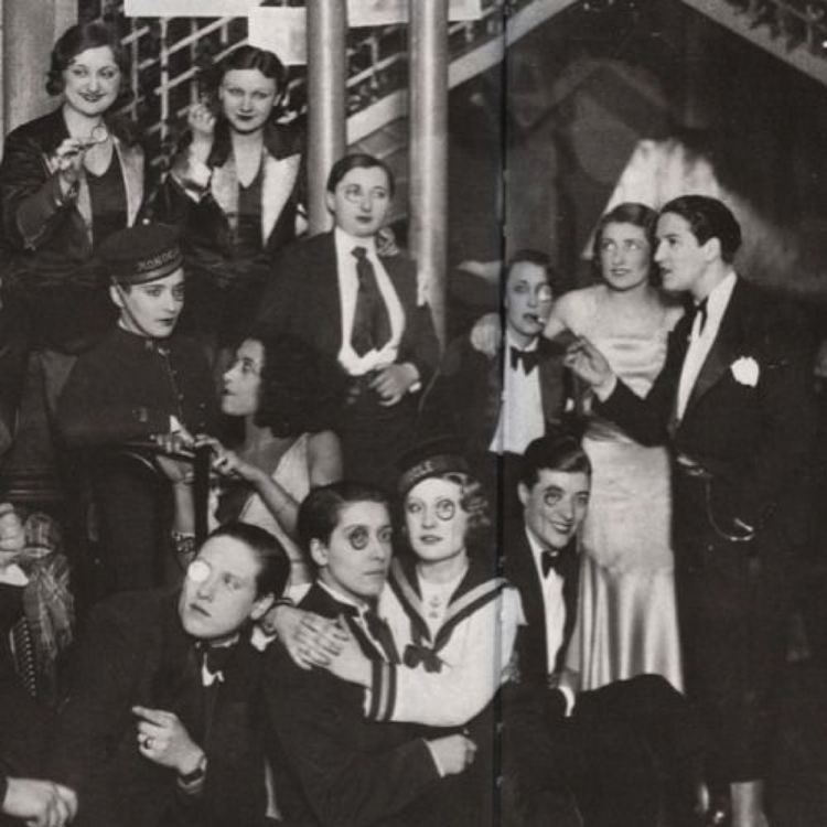 WhoresofYore's tweet photo. Inside Le Monocle lesbian club in Paris. Le Monocle stayed open from the 1920s thru early 1940s. After the Nazi occupation of France, the nightclub was closed and the homosexuals were persecuted. https://t.co/w8mhdRP1B0