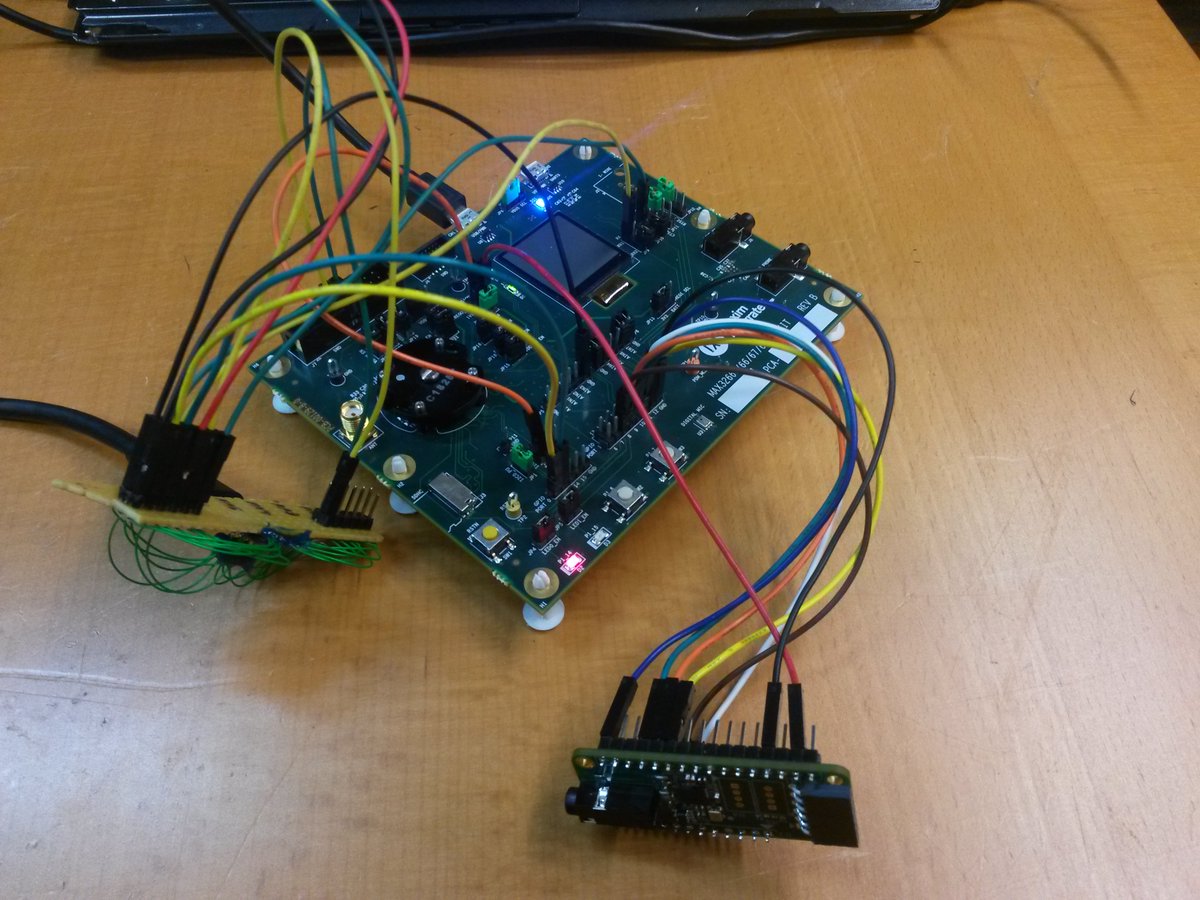 May 5: We build some hand soldered USB-C breakout adapters which carry SWD, UART and I2C of the device under test. This will also be our test jig for the  @card10badge prototypes.