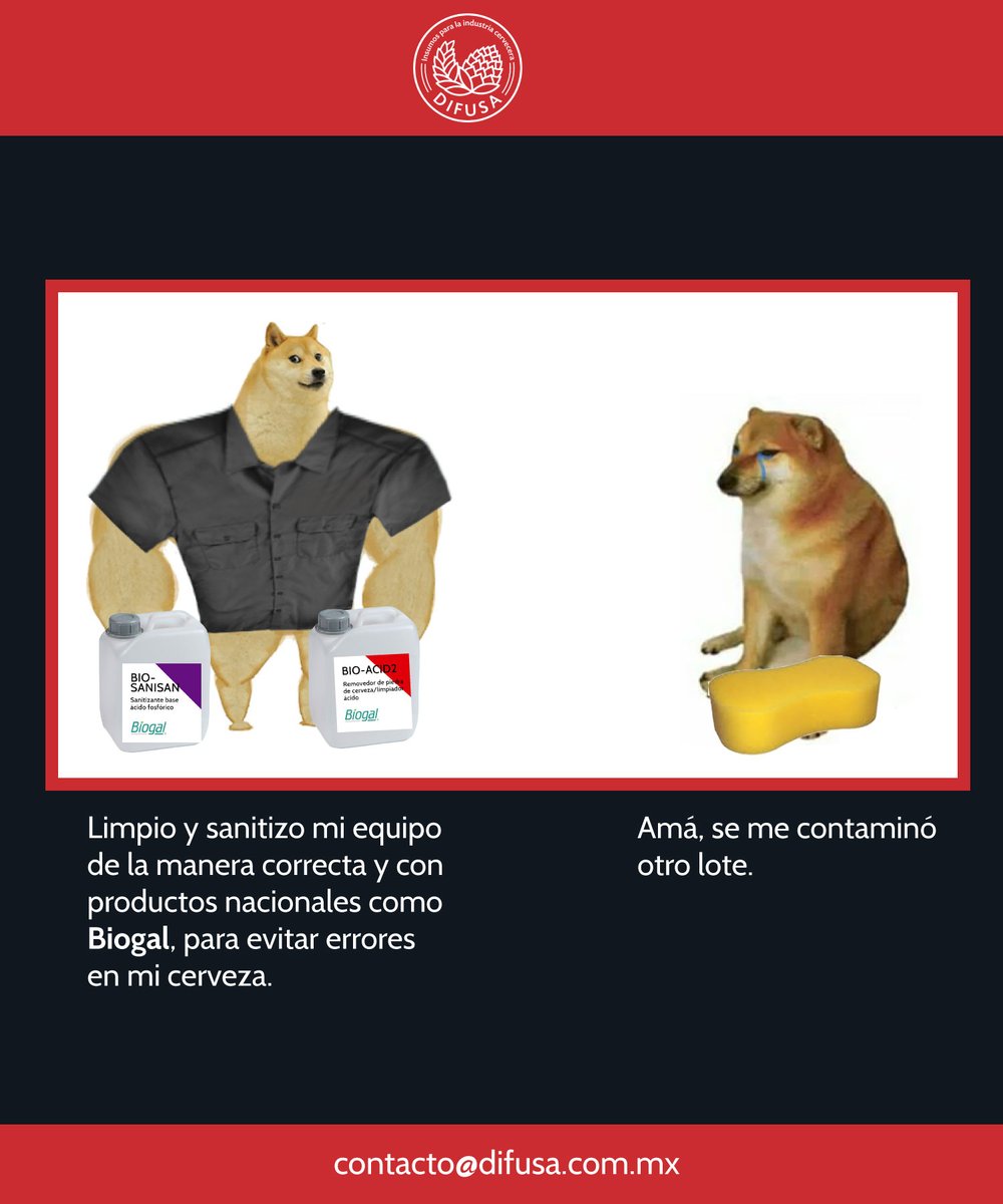 ¡Que no se les contamine su chela!