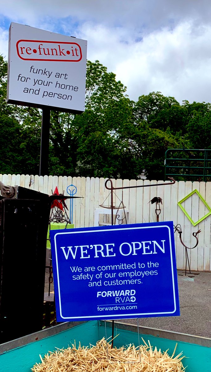 Big thank you to #forwardRVA for our reopening toolkit!  The supplies and signage are helpful and much needed #reopening #refunkit #surfashland #supportsmallbusiness  #ChamberRVA