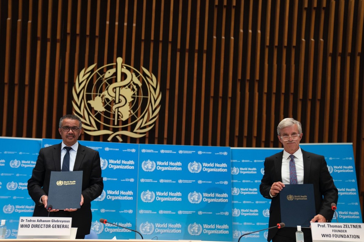 WHO welcomes the creation of the WHO Foundation, an independent grant-making entity headquartered in Geneva, that will support our efforts to address the most pressing global health challenges. 👉 bit.ly/WHOFoundation