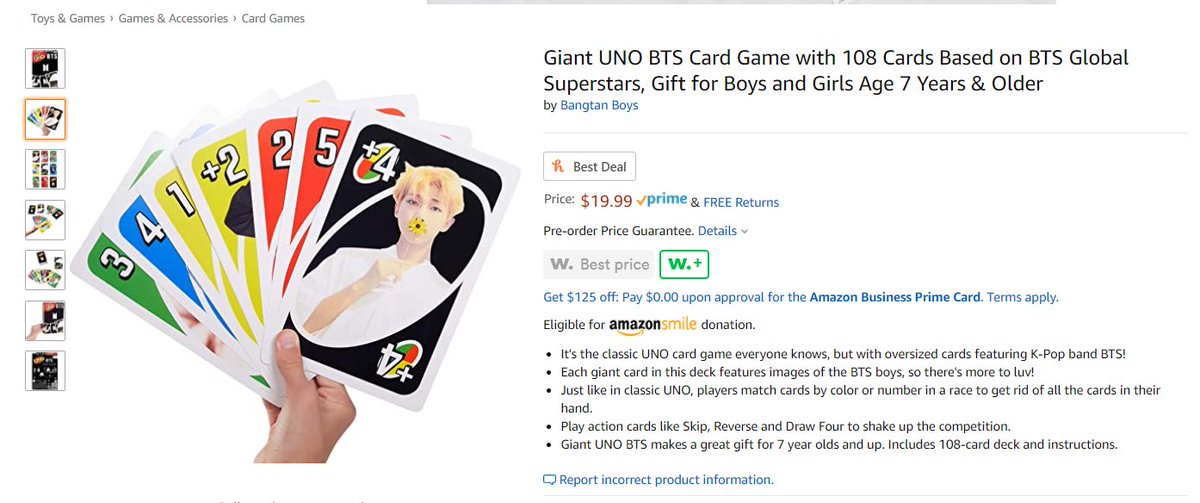 BTS Giant UNO