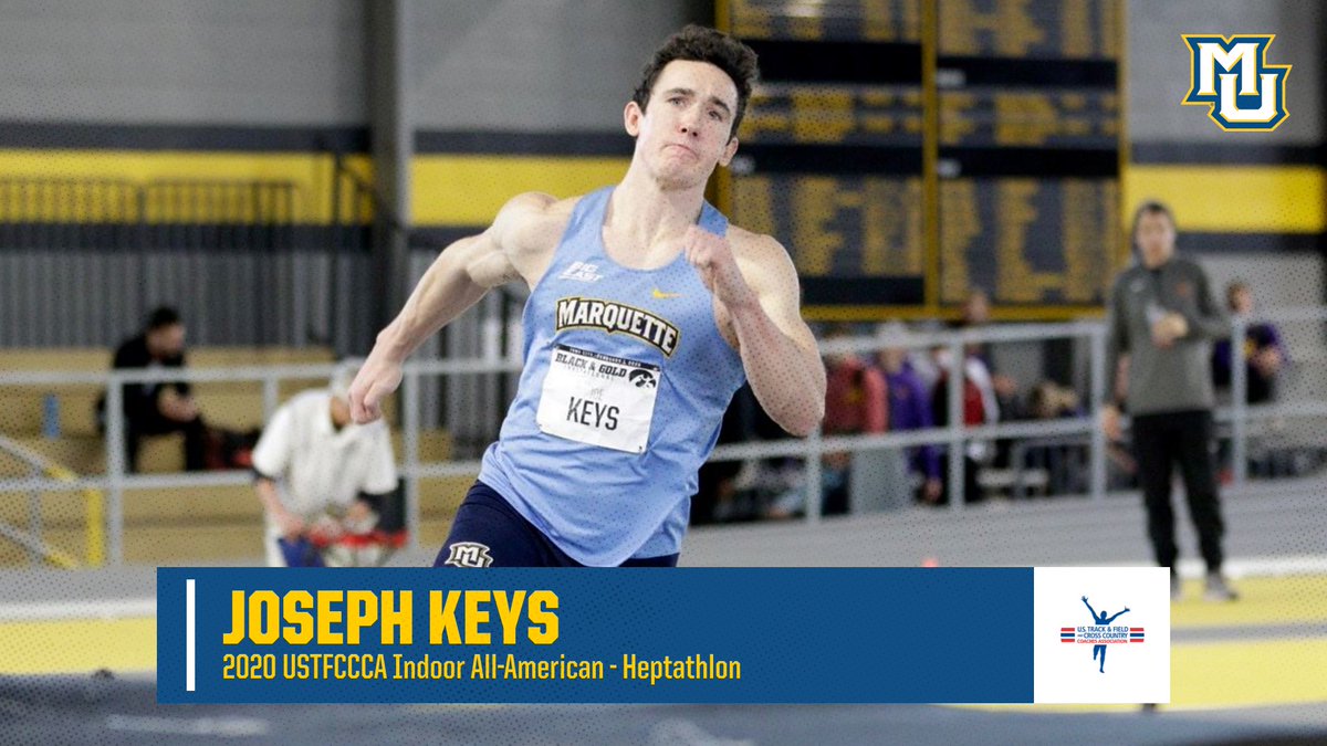 Joseph Keys earns indoor All-America recognition from <a href="/USTFCCCA/">USTFCCCA</a> in the men's heptathlon. #WeAreMarquette

🗒 bit.ly/3d3PDpf