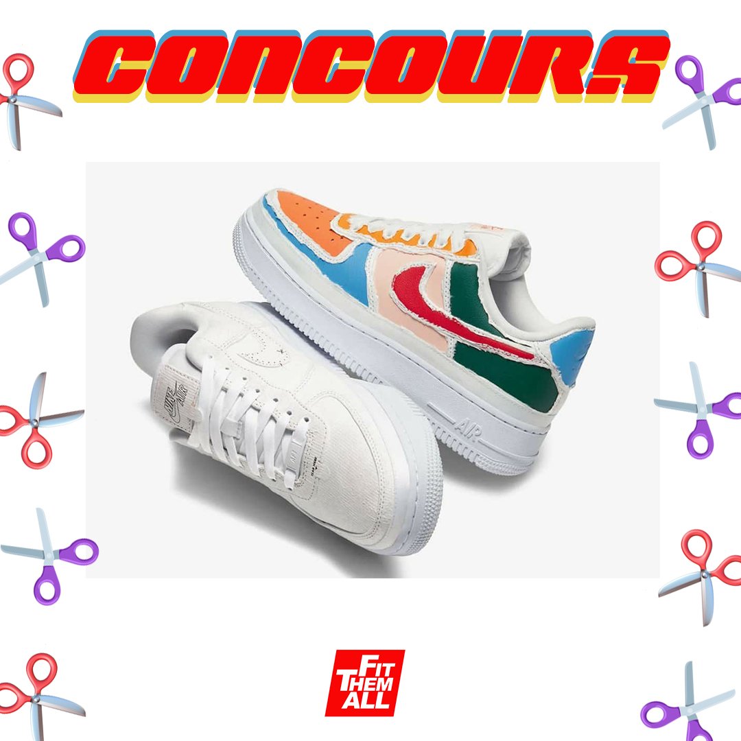FitThemAll's tweet photo. 🎁CONCOURS!! 🎁

Pour l'été, on te fait gagner ta paire de Air Force 1 'Tear Away' ✂️

Pour participer,

👉 Follow @FitThemAll
👉 RT LE TWEET
👉 Commente ta pointure! ( 44.5max)

Résultat mercredi 3juin! 🍀
Good luck! https://t.co/nvqtYSiwv3