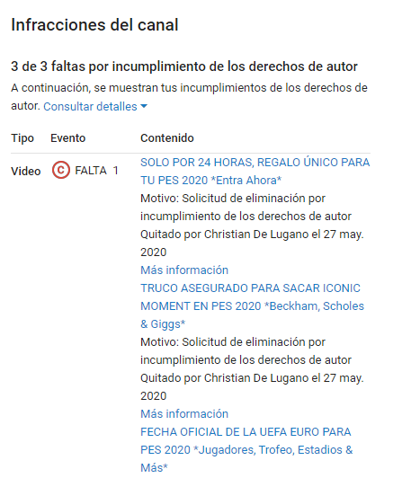 Franklyn_Games's tweet photo. Buen dia muchachos, la verdad es que no entiendo nada, otra vez youtube le da la razon a un tipo que solo busca perjudicarme, me han metido 3 strikes, por favor señores de youtube hagan algo, porque ya basta,!
@ytcreators @YouTube @YouTubeEspanol @YouTubeMexico @TeamYouTube https://t.co/GXIuvJlUSM