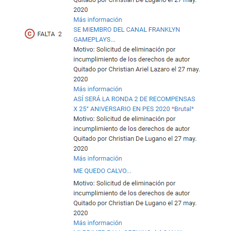 Franklyn_Games's tweet photo. Buen dia muchachos, la verdad es que no entiendo nada, otra vez youtube le da la razon a un tipo que solo busca perjudicarme, me han metido 3 strikes, por favor señores de youtube hagan algo, porque ya basta,!
@ytcreators @YouTube @YouTubeEspanol @YouTubeMexico @TeamYouTube https://t.co/GXIuvJlUSM