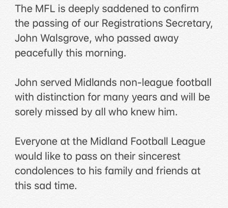 Capelli Sport Midland Football League tweet media