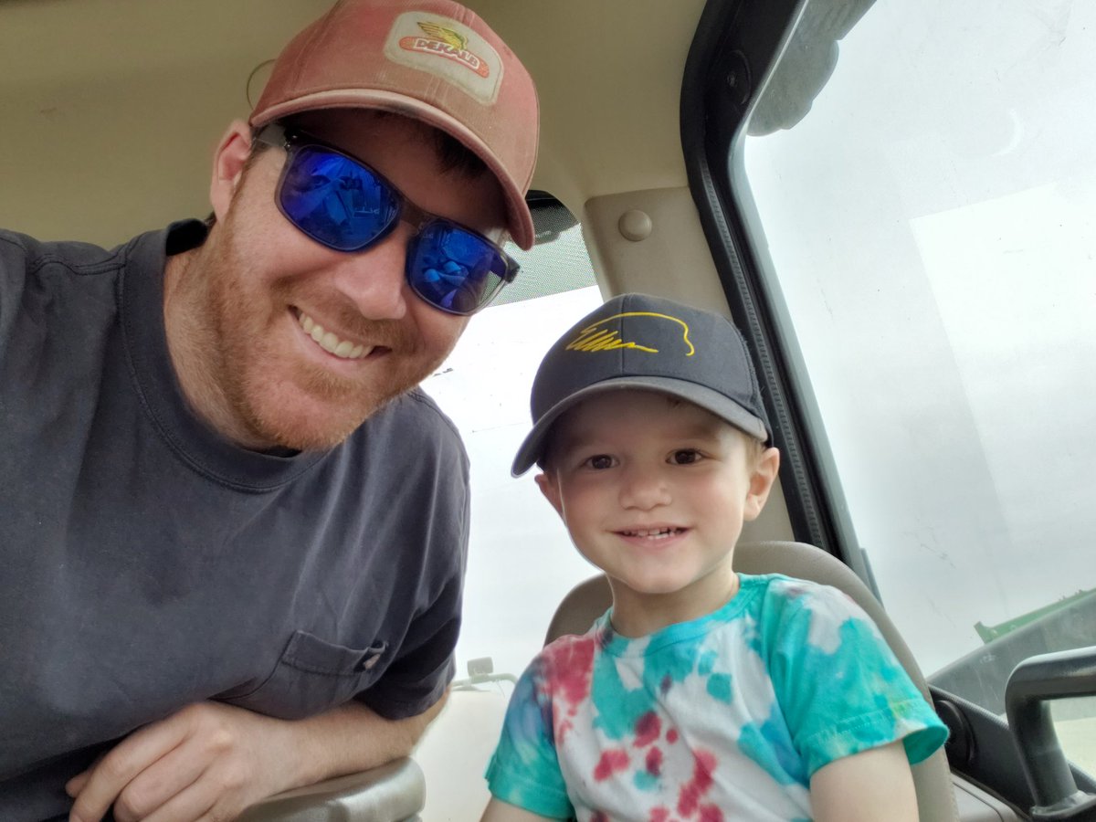 Love having some company to do the last field.
