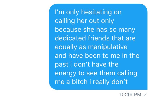 there’s plenty of other evidence against her but out of respect for the person who shared them with me i won’t be posting them unless they give me permission to do so directly. some other screenshots from myself for context of this thread (TW //MENTAL HOSPITAL MENTION IN 3rd pic)