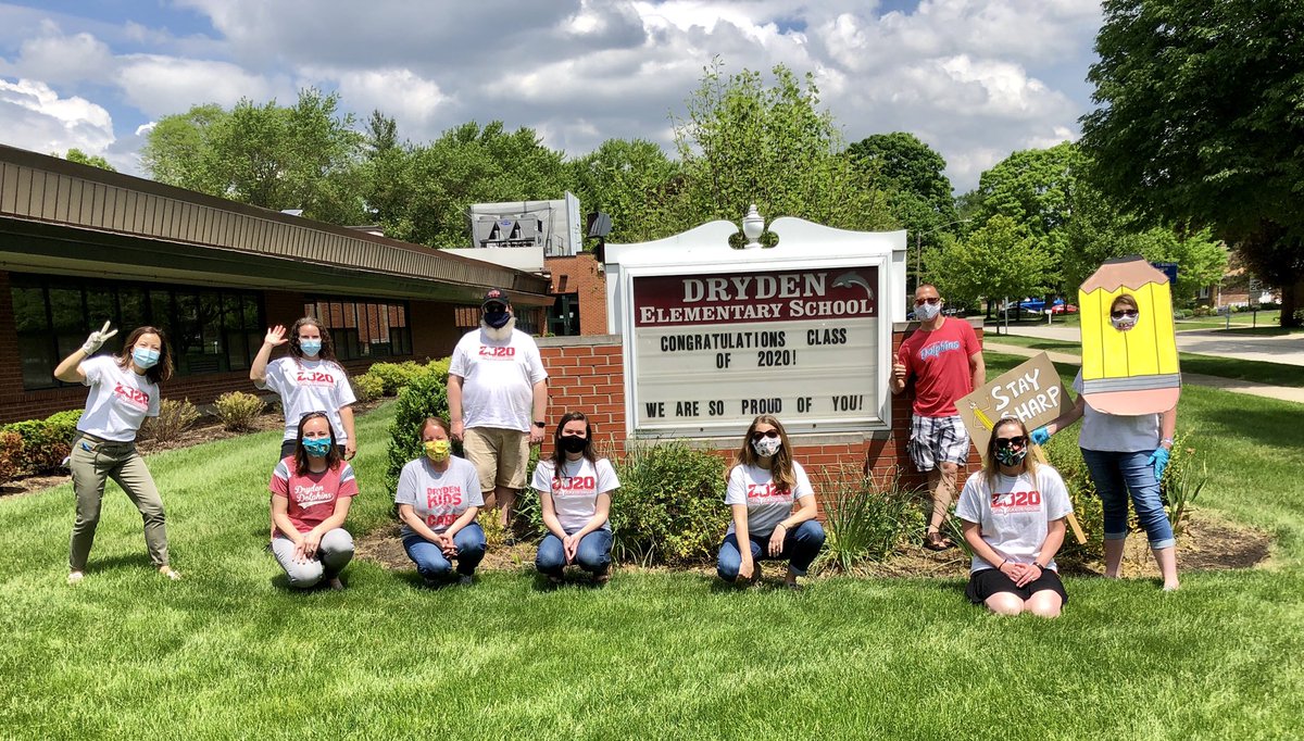 We are wishing our <a href="/DrydenSchool/">Dryden School</a> 5th Grade Squad of 2020 all the best today and always! Congratulations!