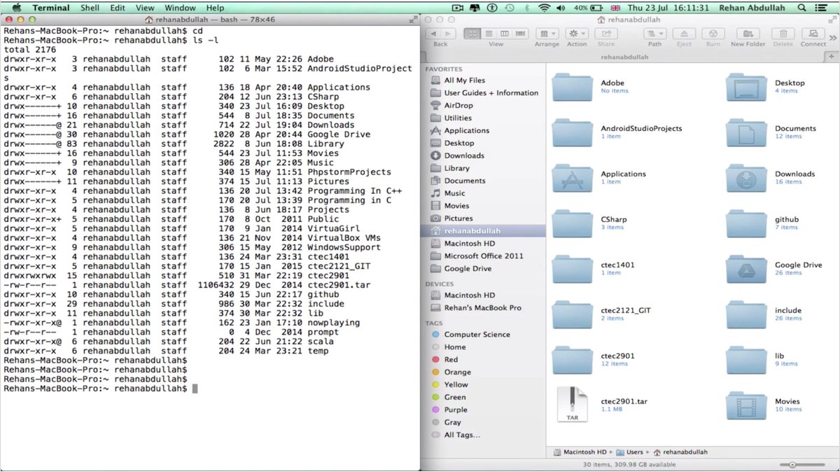 ComputerVideos's tweet image. How to View & Access Hidden Home Directory Files Using Terminal | New: youtu.be/ULvZhMz96Zw #ComputerScienceVideos #ComputerScience #TerminalCommands #HomeDirectory #Terminal2020 #AccessHiddenFiles #ComputerScienceHacks #ComputerScienceMemes #ComputerScienceTutorials #ComSci