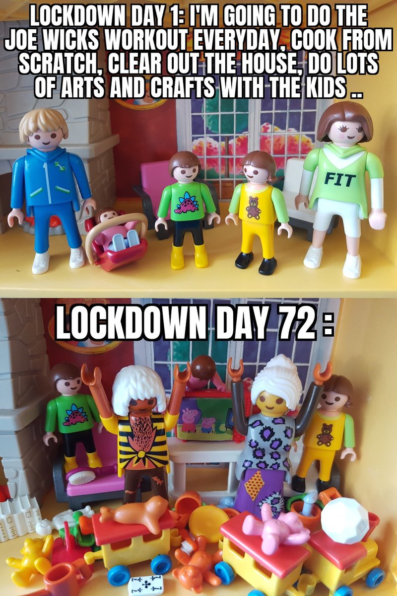 Our house is such a mess!!! #lockdown #messyhouse #goals #fail #playmobil @PlaymobilUK