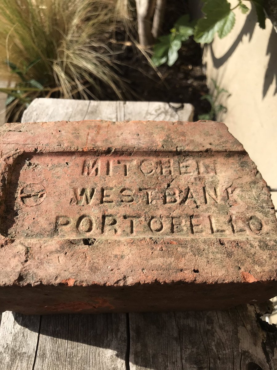 PortyAsPlace's tweet photo. Look what was unearthed in the 1930s garden of one of our volunteers....they shopped local in those days! #Portobello #Brickworks https://t.co/GdeTBDXhof