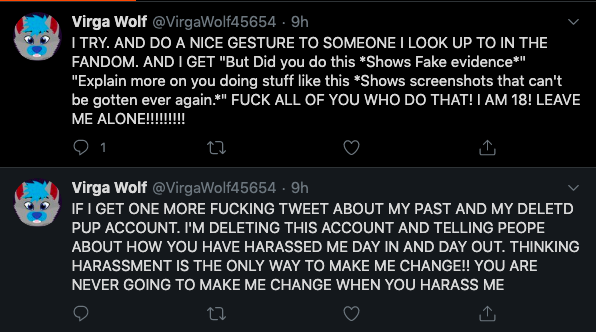 Look, i hate to keep on bringing this up, but... YOU NEEDA CALM DOWN. Literally, you did something wrong, and we arent going to IMMEDIATELY forgive you. Not only are you rude, you're also overly sexual with almost everyone. On top of that, you're a zoophile (cont)