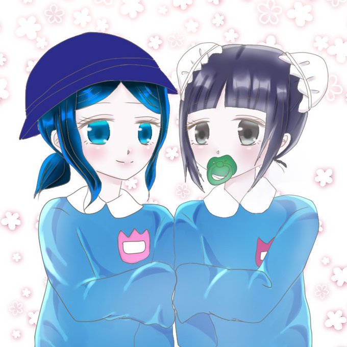 双子イラストのtwitterイラスト検索結果