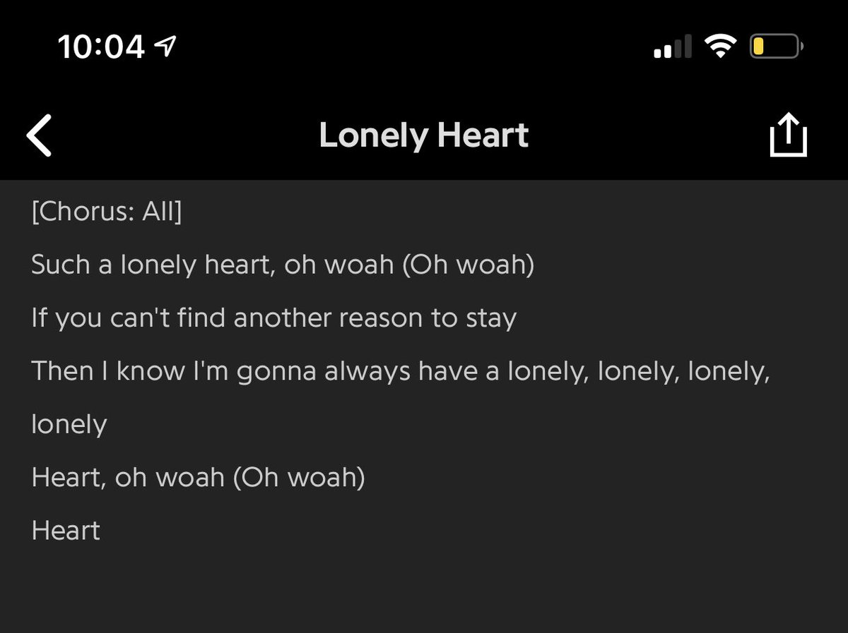 · lonely heart ·