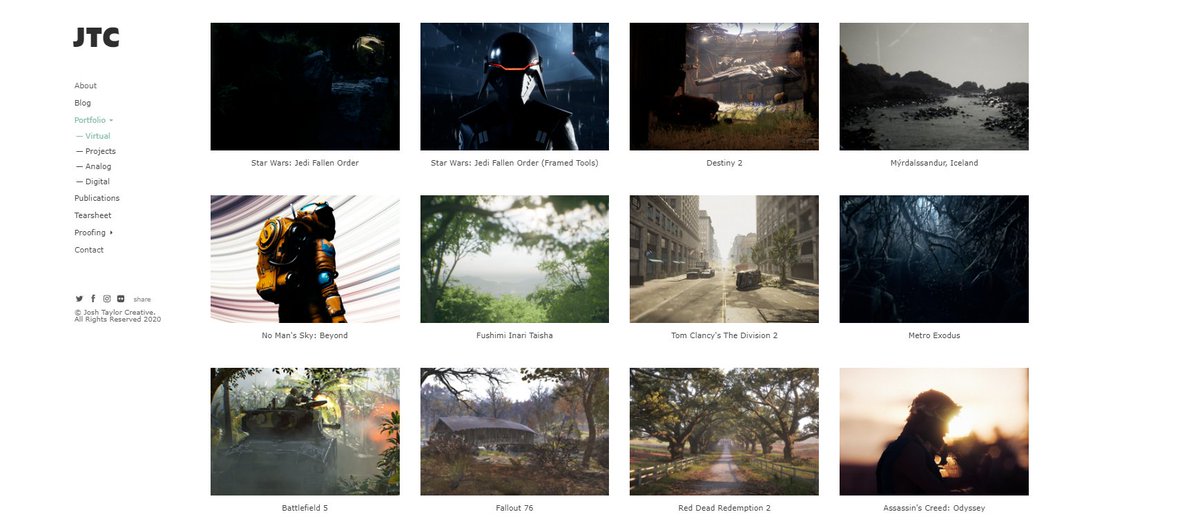 joshtaylorphoto's tweet photo. New website is up and running along with an introductory blog post. Let me know what you all think and any feedback is welcomed! https://t.co/WnOV8PiEnV
#VGPUnite #VirtualPhotography #joshtaylorcreative #TheCapturedCollective #VPimprint #useformat https://t.co/zfiGS83FCb