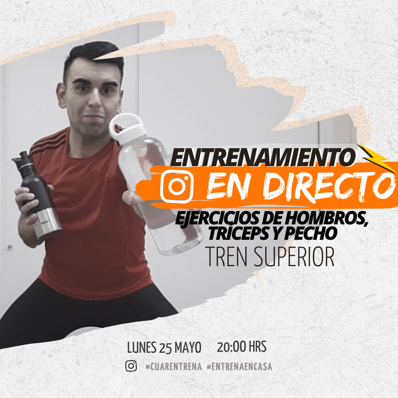 EstiloFits's tweet photo. ¡Un par de boletas de agua, bolsas de arroz o mancuernas y estamos listos!, quedan invitadisimos hoy a las 20:00 hrs  para entrenar #Hombros #pecho y #Triceps #Chile via #Instagram. 

#deporte #Vidasana #Fitness #bajadepesoencasa #motivation #quemagrasa #ejercicios https://t.co/tRPjjB7dNu
