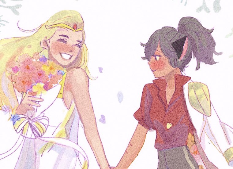 “I hate flowers, but I like you surrounded by flowers.” #catradora #sheraspoilers
