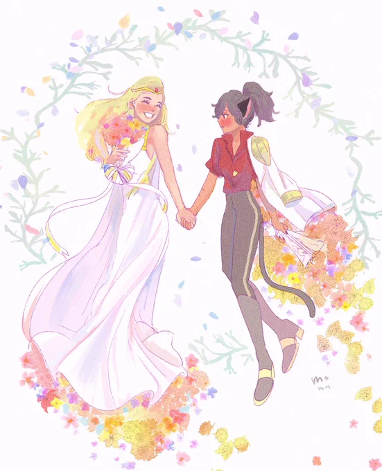 "I hate flowers, but I like you surrounded by flowers." #catradora #sheraspoilers 