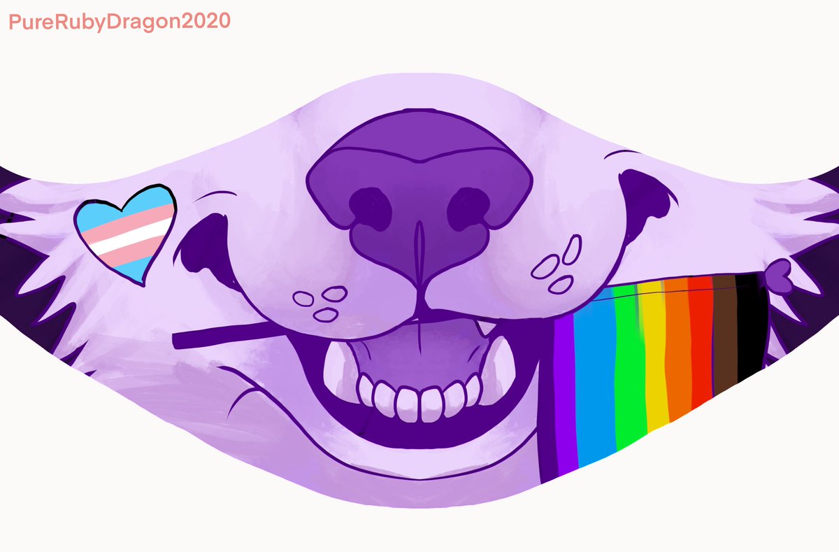 PureRubyDragon's tweet photo. 🖤🤎❤️🧡💛💚💙💜
#PRIDE MASK 😷 GIVE AWAY! #Pride2020
🌈Retweet 
🌈Follow
🌈Comment below with your pride!
🌈Ends June 3rd

Winner will get a personalized pride mask! Shipping included 💖

You can also commission one here: 
https://t.co/MmHhsJSnav https://t.co/VqhrpZzYJa