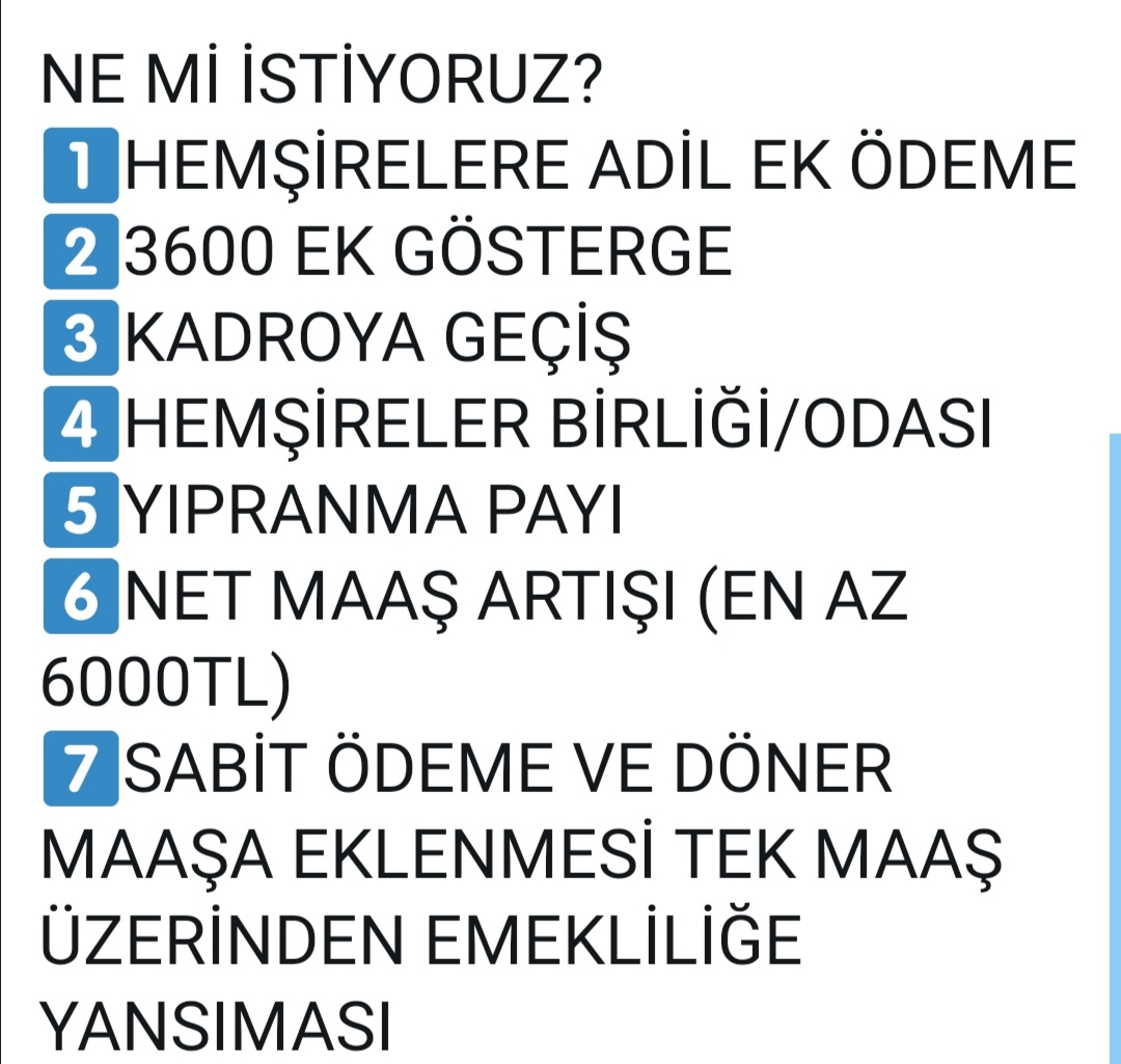 SağlıkSendikalarıNerede
<a href="/drfahrettinkoca/">Dr. Fahrettin Koca</a> <a href="/RTErdogan/">Recep Tayyip Erdoğan</a>
<a href="/sagliksen/">SAĞLIK-SEN</a> 
O gün bugün işte hadi haklarımızı hep birlikte savunalım yanımızda dimdik durma vakti özlük haklarımızı hep beraber alalım