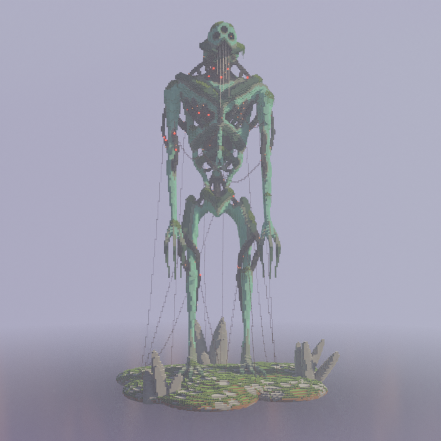 SirHatless's tweet image. ERЯOR. ᴠᴇSꜱᴇL rEbǫ̴̢̢̡̮͙̭̫͎̅̈́́̃͆̃̈́̈͋OT ꜰᴀɪʟeD...

Alien biorobot that is part of a bigger upcoming project ;)
Made on @BuildersRefuge 
360° render in the comments (made by @JossieboyMC)

#Minecraft #minecraft建築コミュ