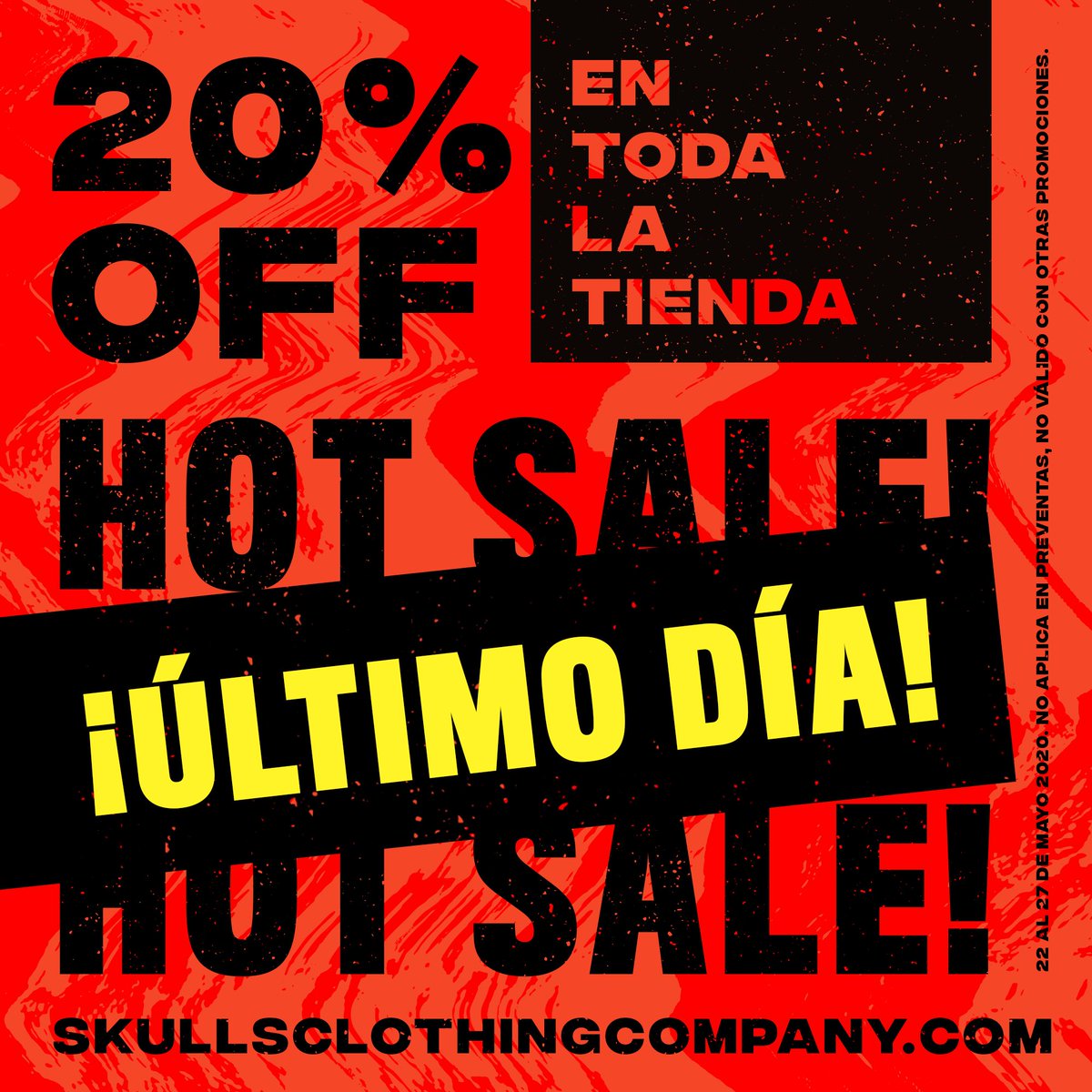 Último día de nuestra 🔥HOT SALE🔥¿Ya aprovechaste? 🏃🏻‍♂️💨