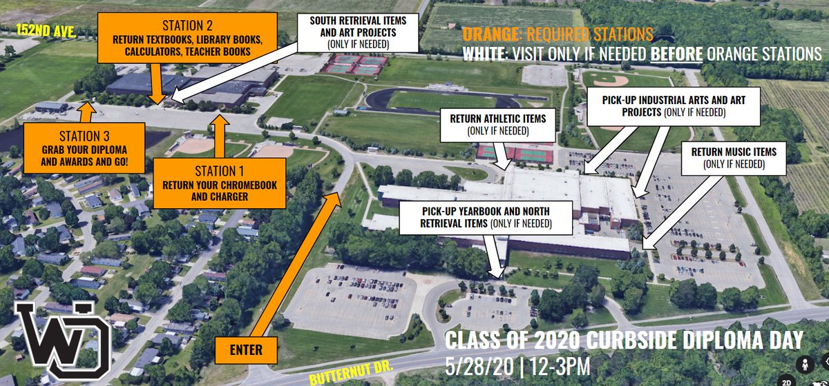 The Class of 2020 Diploma Distribution event is still on tomorrow!  If the weather does not cooperate, then we will make a decision in the morning, but as of now we are planning on seeing our Seniors between 12-3 p.m. tomorrow! Also....Graduation Ceremony announcement soon! #GoWO