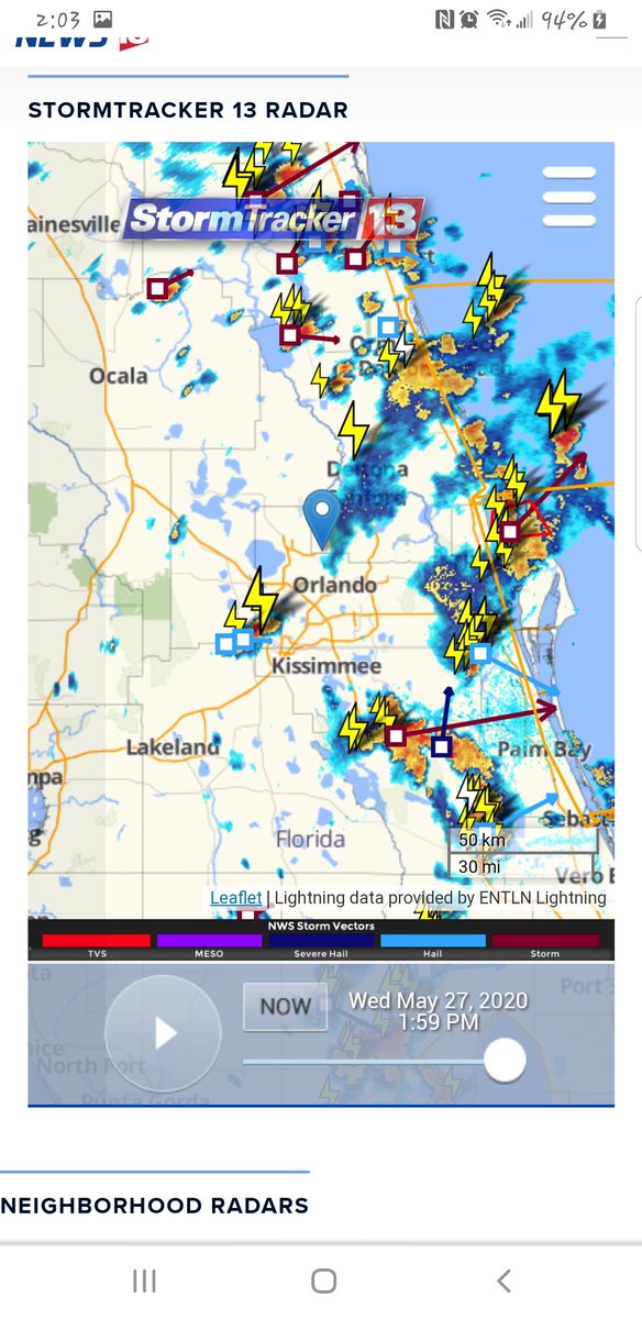 Given the time frame of this thread the cell developing over Orlando is might just beat the launch window.  #LaunchAmerica  #SpaceCoast  #SpaceXDragon