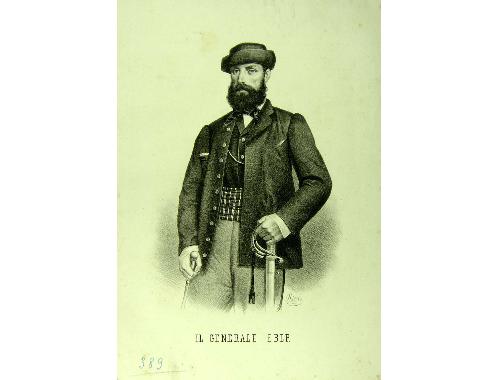 He was also joined in Misilmeri by Hungarian officer Ferdinand Eber (photo), who was also serving as Times correspondent covering the expedition. Garibaldi was one of the earliest military figures to realise the importance of the press and made Eber a General in his army >> 112