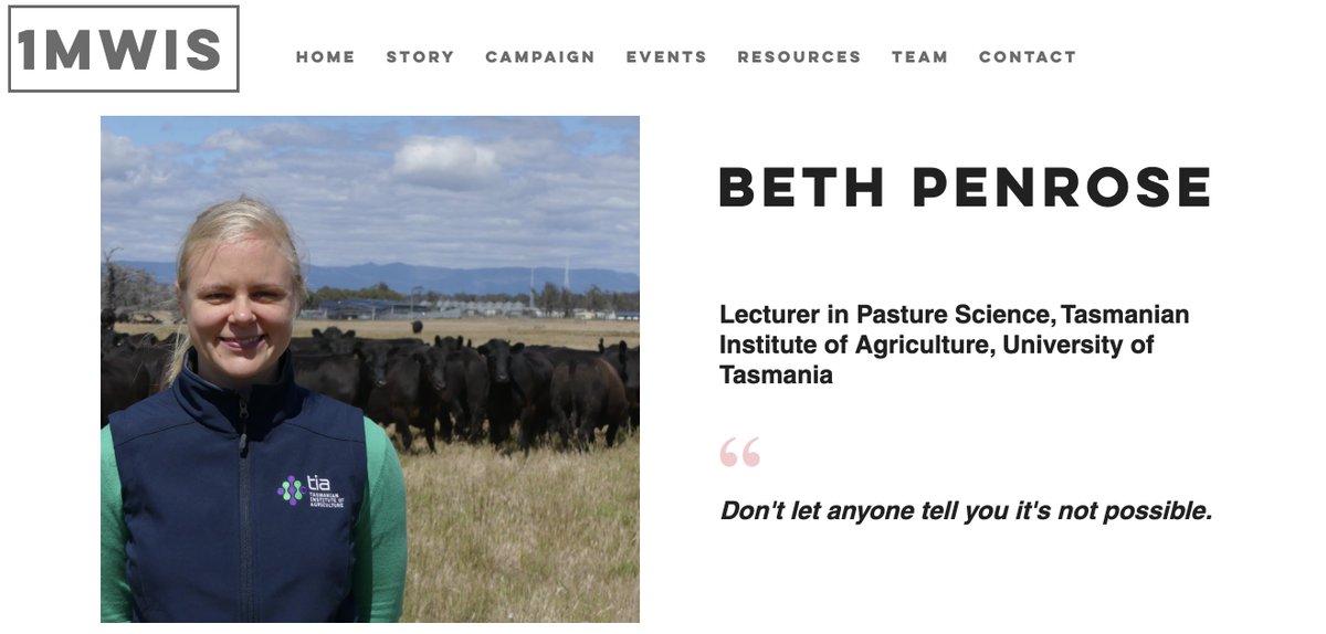 THREAD 10/100Hey Beth Penrose - a lecturer- who teaches about pasture & explores the link between soil & plant nutrition & human & animal health. She reminds us to not let anyone tell you it's not possible & we couldn't agree more!Ft & thx  @bethpenrose http://www.1mwis.com/profiles/beth-penrose