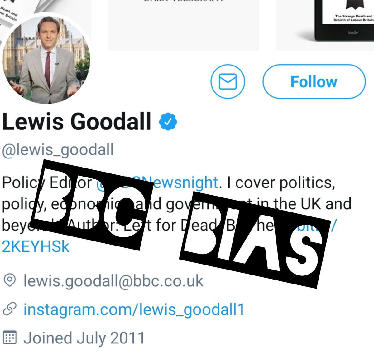 BrexitFutureUK's tweet photo. Is it time the editor @lewis_goodall took personal responsibility for the Newsnight fake news scandal? #NewsGate https://t.co/CdfeEP9o1z