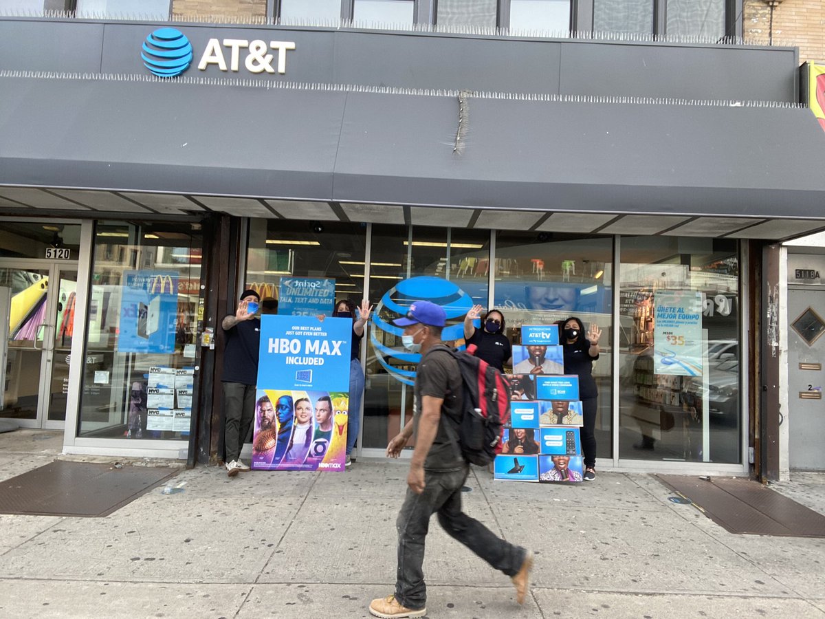 mariaislasnyc's tweet photo. The bloopers 😂, a little inside story we had to move one of our cars to take the pic @ktorres9319  fun times with the team! #ATT #HBOMax @judy_cavalieri @Edith_Acevedo06 @Ahmad_Al02 https://t.co/J5Y2lX1BJZ
